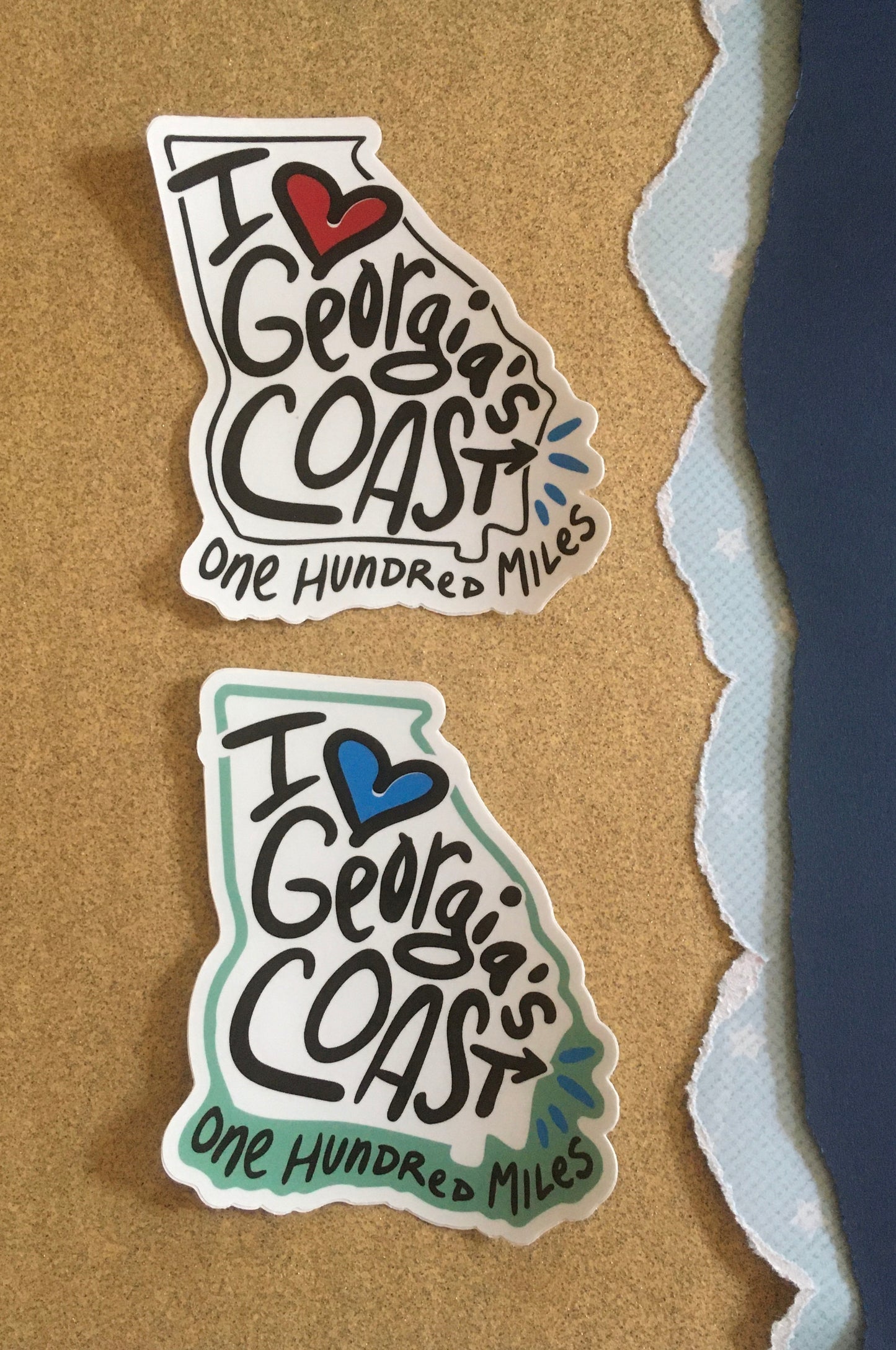 I Love Georgia's Coast Decal